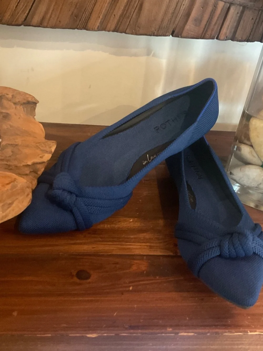 Rothy’s The Knot Point || Flats , Color Ocean Blue, Size W 9